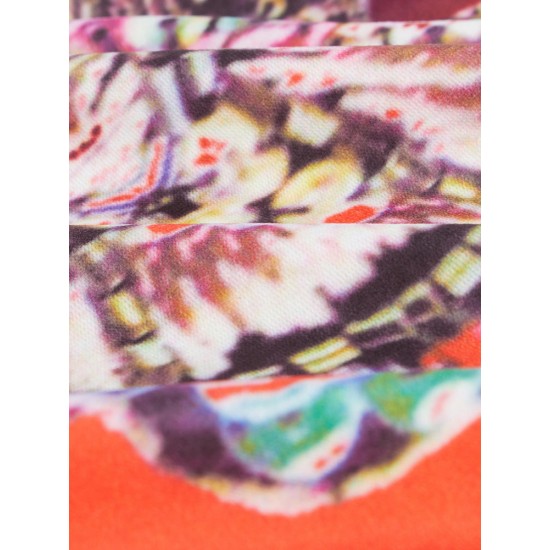Bohemian Printed Stretch Waist Beach Maxi Skirt For Women