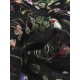 Bohemian Women Black Elastic Waist Floral Embroidered Mesh A-Line Midi Skirts Bohemian Women Black Elastic Waist Floral Embroidered Mesh A-Line Midi Skirts
