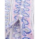 Bohemian Women Floral Front Button Drawstring Split Maxi Skirt Bohemian Women Floral Front Button Drawstring Split Maxi Skirt