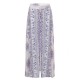 Bohemian Women Floral Front Button Drawstring Split Maxi Skirt Bohemian Women Floral Front Button Drawstring Split Maxi Skirt