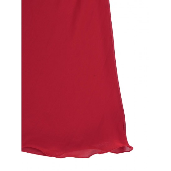 Bohemian Women Pleated Pure Color Chiffon Skirts Bohemian Women Pleated Pure Color Chiffon Skirts