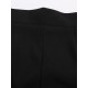 Black Casual Women High Waist Pocket Loose Wide Leg Pants