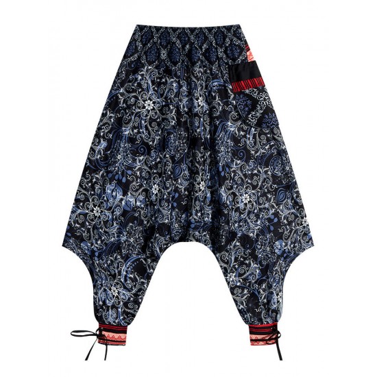 Bohemian Women Floral Print Baggy Harem Yoga Pants Bohemian Women Floral Print Baggy Harem Yoga Pants
