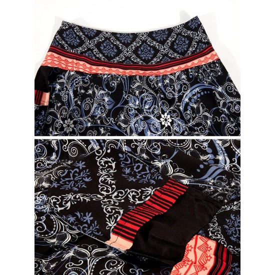 Bohemian Women Floral Print Baggy Harem Yoga Pants Bohemian Women Floral Print Baggy Harem Yoga Pants