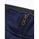 Casual High Waist Thick Slim Elastic Jeans Trousers For Women