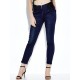 Casual High Waist Thick Slim Elastic Jeans Trousers For Women