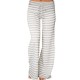 Casual Loose Stripe Elastic Waist Women Pants