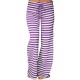 Casual Loose Stripe Elastic Waist Women Pants