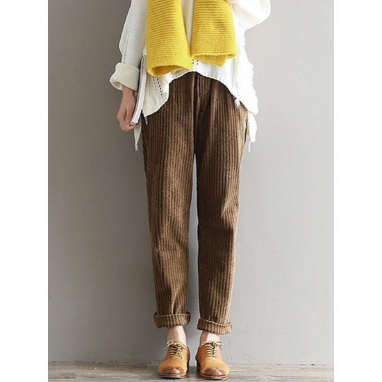 women's petite corduroy pants elastic waist