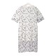 Casual Women Fake Two Pieces Polka Dot O-Neck Short Sleeve Dress