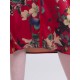 Casual Women Floral Printed O-Neck 3/4 Sleeve Dress