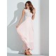 Celmia Sexy Women Hollow Lace with Lining Sleeveless Long Dresses