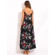 Bohemian Women Floral Sleeveless Spaghetti Strap Maxi Dresses