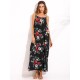 Bohemian Women Floral Sleeveless Spaghetti Strap Maxi Dresses