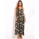 Bohemian Women Floral Sleeveless Spaghetti Strap Maxi Dresses