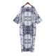 Casual Women Random Floral Printing Batwing Sleeve Maxi Dresses