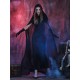 Black Devil Vampire Cosplay Costume Women Halloween Cloak Dress Clothing