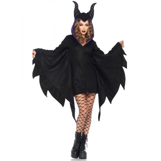 Black Devil Vampire Cosplay Women Halloween Party Dress