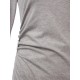 Grey Sexy Split Dresses Women's Asymmetric Bodycon Dresses