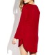 Sexy Long Horn Sleeve V-neck Loose Women Mini Dresses