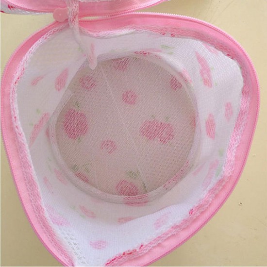 15*16CM Zipped Laundry Washing Bag Mesh Net Underwear Bra Wash Bags