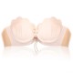 Gather Plunge Shell Shape Sticky Invisible Women Nu Bra