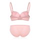 Beautiful Lace-trim Pure Cotton Underwire Young Girl Training Bra Set