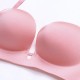 Gather Glaze One Piece Side Six Hooks Seamless Underwire Bra Set