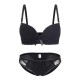 Lace Cute Cotton Gather B Cup Adjustable Rims Development Bra Set