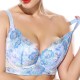 3/4 Cup Underwire Push Up Embroidery Bra