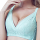 Adjustable Wireless Thin Gather Deep V Lace Embroidery Breathable Bra