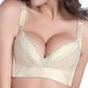 Alluring Wireless Cozy Gather Thin Cup Elegant Lacy Floral Bra