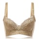 Alluring Wireless Cozy Gather Thin Cup Elegant Lacy Floral Bra