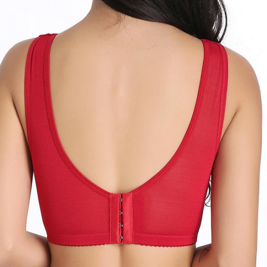 Backless Comfy Mesh Side Support Full Cup Cami Bra