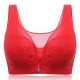 CD Cup Wireless Soft Floral Lace Adjusted Cami Bras