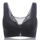 CD Cup Wireless Soft Floral Lace Adjusted Cami Bras