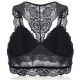 Lace Racerback Plunge Modal No Rims Vest Overhead Bra