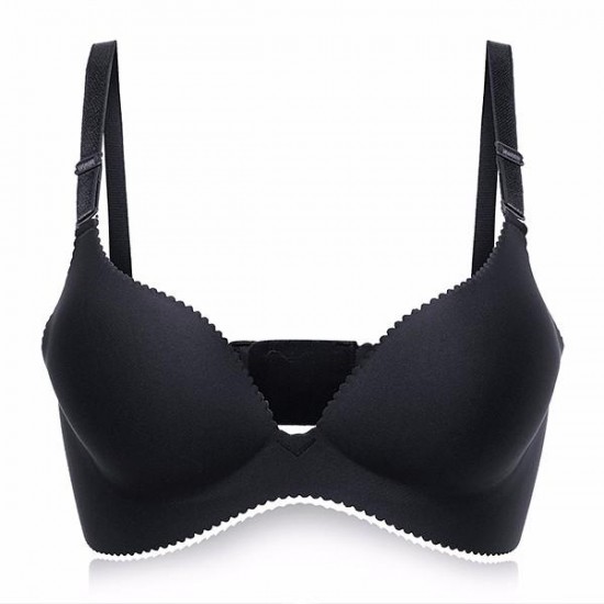 Push Up Adjustable Seamless Glaze Bra Brassiere Intimate