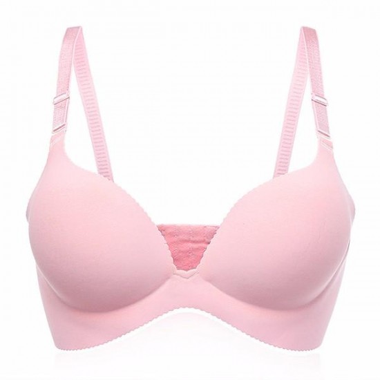 Push Up Adjustable Seamless Glaze Bra Brassiere Intimate