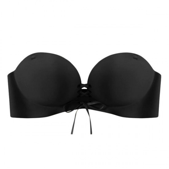 Push Up Backless Wire Free Wild Straps Trendy Bandeau Bra