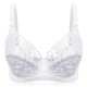 Push Up Sexy Lace Embroidery Underwire Adjusted Thin Bra