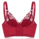 Push Up Sexy Lace Embroidery Underwire Adjusted Thin Bra