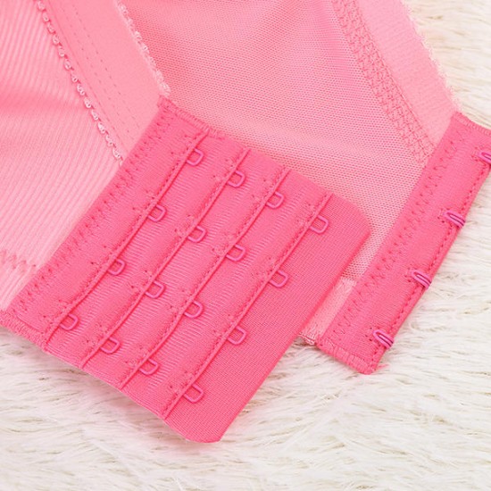 Women Sexy Seamless Wireless Under Thick Thin Cup Bra Front Closure Adjustable Underwear