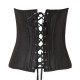 Sexy Black White Flower Lace Bowknot Overbust Strapless Corset Busiter