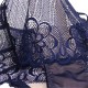 3 Pcs Lace-trim Side Rope Hollow Out Mid Waist Solid Color Breathable Panties
