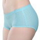 3Pcs Antibacterial Seamless Ice Silk Mid Waist Abdomen Breathable Panties