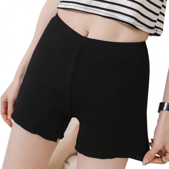 Bubble Cotton Sexy Shorts Widen Size Leggings Thin Loose Underwear Leisure Style Panties