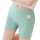 Comfortable Breathable Stretchy Screw Thread Cotton Mid Waist Boyshorts Panties