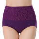 Comfy Breathable Jacquard Hip Lifting Buttock Cotton High Waist Panties