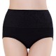 Comfy Breathable Jacquard Hip Lifting Buttock Cotton High Waist Panties